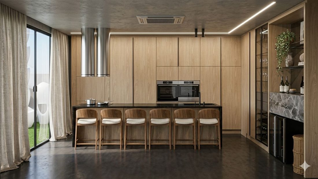 Casa 508, cozinha ampla