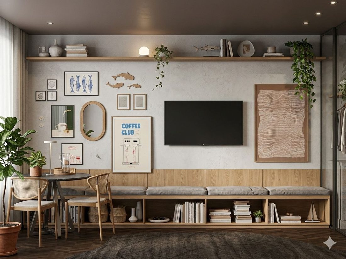Studio 103, detalhe do quarto